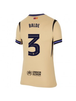 Barcelona Alejandro Balde #3 Replika Borta Kläder Dam 2025-26 Kortärmad